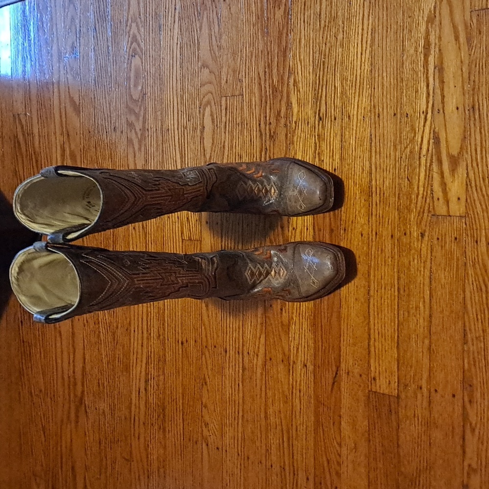 Corral vintage cowboy boots-8.5 Euc